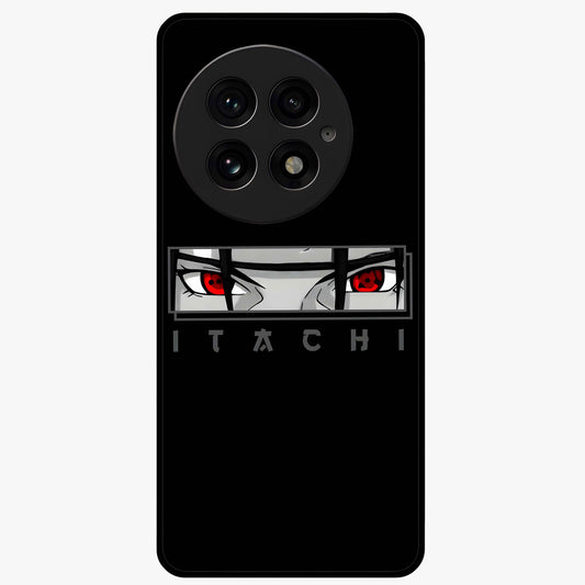 Scarlet Gaze Dominance Glass Case for 1+13 dramatic front view featuring intense red themed artwork