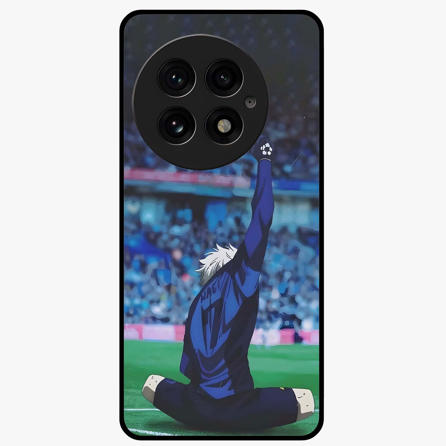 Victory Silence Anthem Glass Case for 1+13 bold front view featuring powerful motivational themed artwork