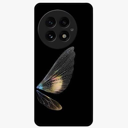 Whispers of Wings Glass Case for 1+13 elegant front view featuring feather or wing inspired artistic artwork