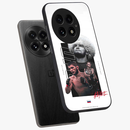 Unbeaten Warrior Legacy Glass Case for 1+13 angled mockup showcasing glossy finish and strong action detailing