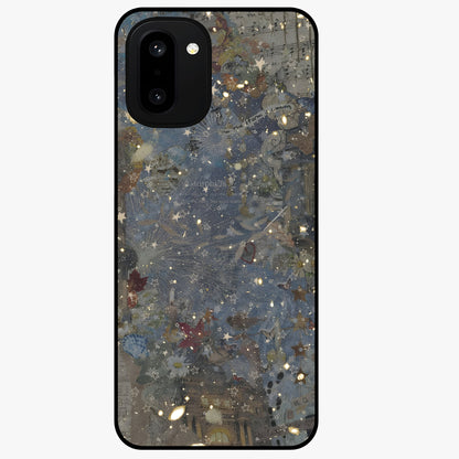 Aesthetic Astrolophia Glass Case for 1+15R front view featuring celestial astrology inspired artwork