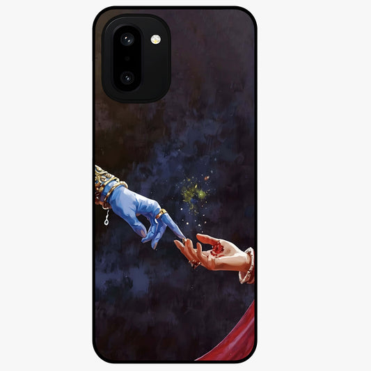 Divine Touch Eternal Glass Case for 1+15R graceful front view featuring timeless spiritual artwork