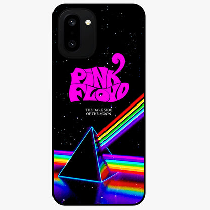 Galactic Light Frequency Glass Case for 1+15R futuristic front view featuring abstract light wave artwork
