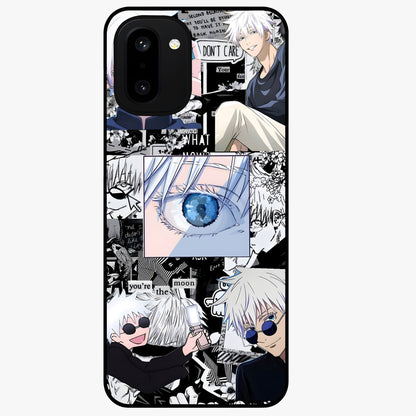 Infinity Sorcerer Chaos Glass Case for 1+15R showing full back design in clean flat view with chaotic sorcerer artwork and glossy glass finish.
