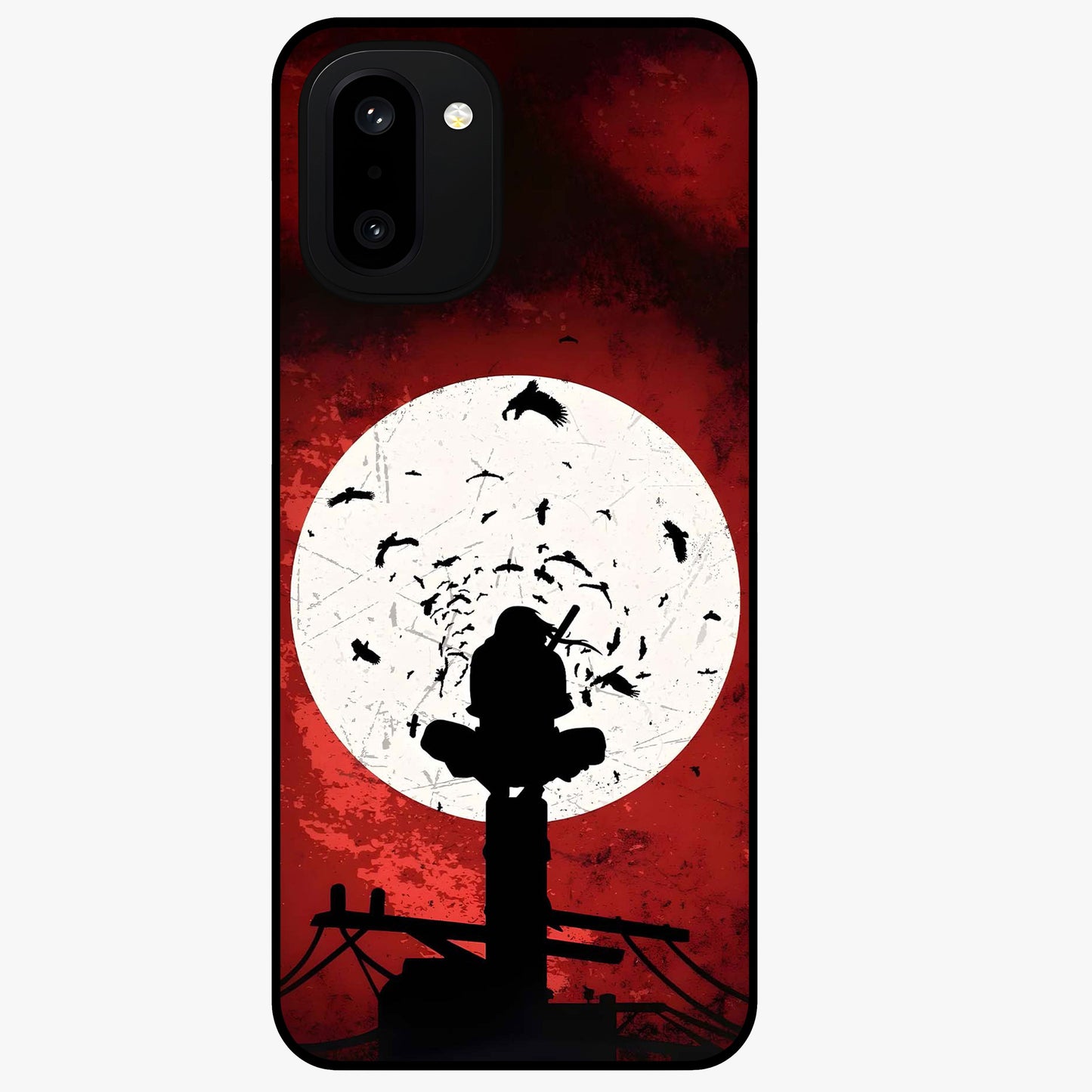 It Comes in Waves Quote Glass Case for 1+15R showing full back design in clean flat view with inspirational quote artwork and glossy glass finish.