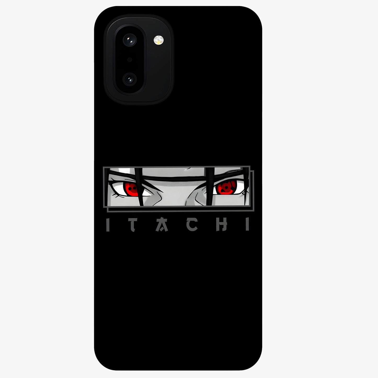 Scarlet Gaze Dominance Glass Case for 1+15R dramatic front view featuring intense red themed artwork