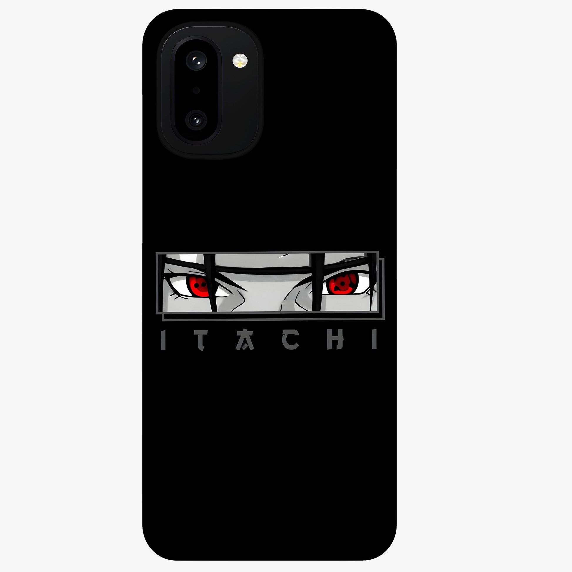 Scarlet Gaze Dominance Glass Case for 1+15R dramatic front view featuring intense red themed artwork