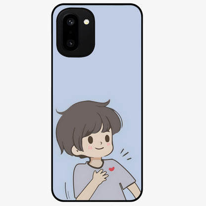 Sending You Love Glass Case for 1+15R sweet front view featuring heartfelt typography artwork