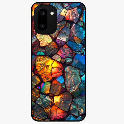 Shattered Light Glass Case for 1+15R artistic front view featuring abstract broken light inspired artwork