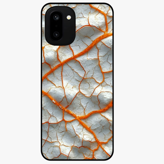 Snarl Zone Buzz Glass Case for 1+15R edgy front view featuring bold aggressive themed artwork