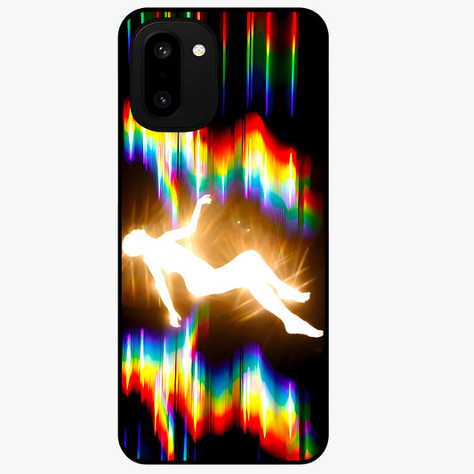 Soul in Spectrum Glass Case for 1+15R artistic front view featuring colorful spectrum inspired artwork