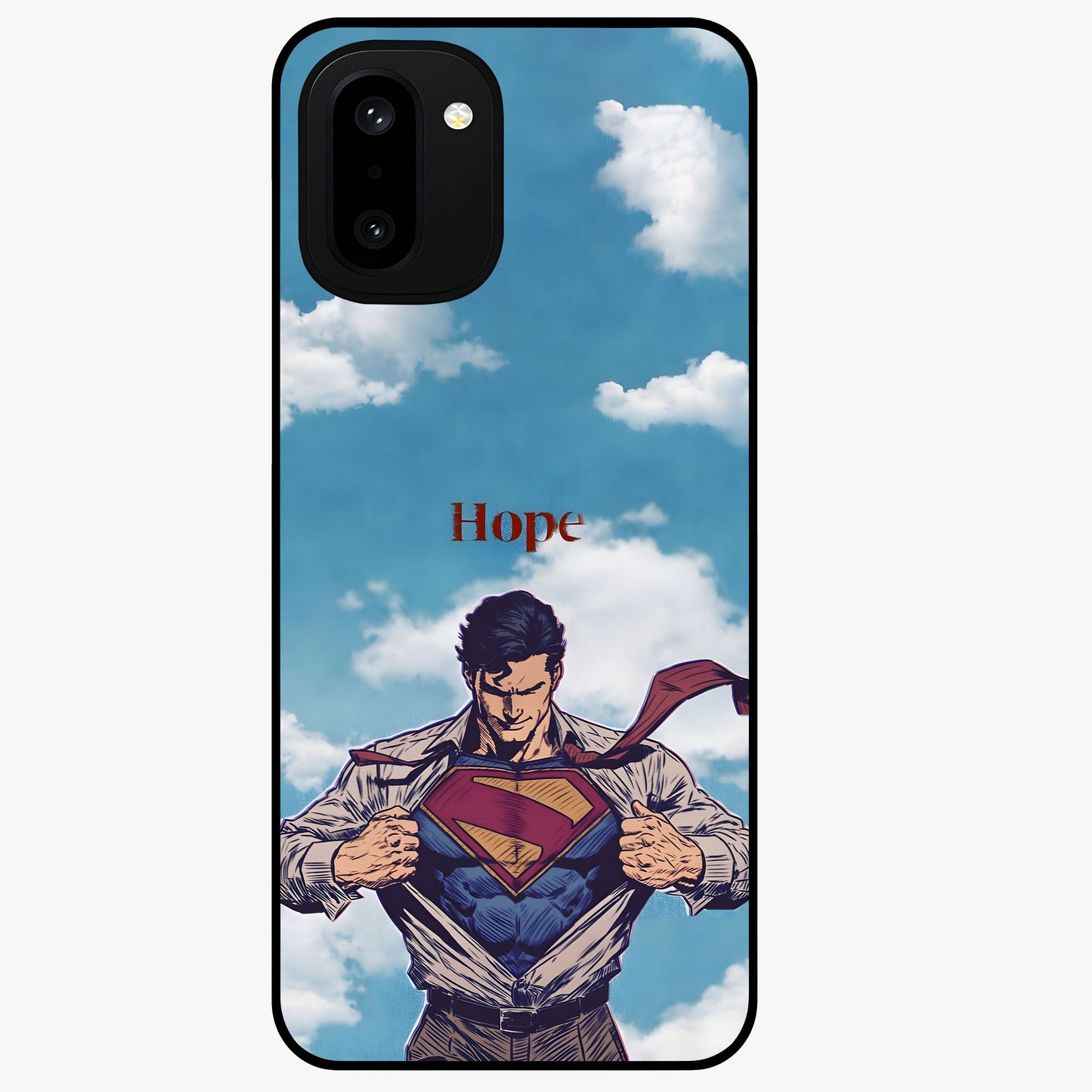 Symbol of Hope Glass Case for 1+15R meaningful front view featuring inspirational symbolic artwork