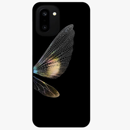 Whispers of Wings Glass Case for 1+15R elegant front view featuring feather or wing inspired artistic artwork