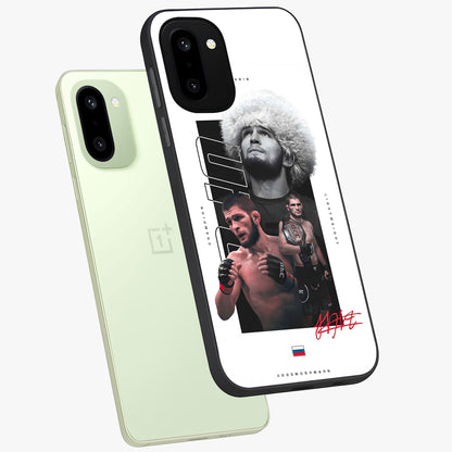 Unbeaten Warrior Legacy Glass Case for 1+15R angled mockup showcasing glossy finish and strong action detailing
