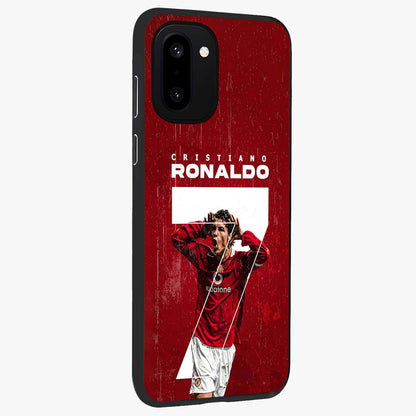 Goal Celebration Legacy Glass Case for 1+15R side perspective highlighting bold detailing and premium edge finish