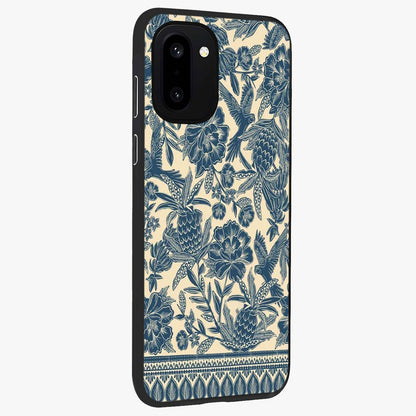 Heirloom Wild Bloom Glass Case for 1+15R side perspective highlighting intricate bloom detailing and premium build