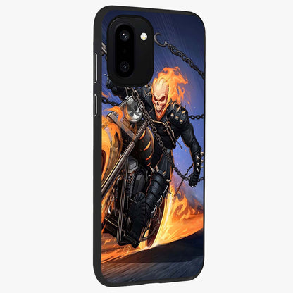Inferno Chain Rider Glass Case for 1+15R displayed upright for bold action visibility and premium finish.