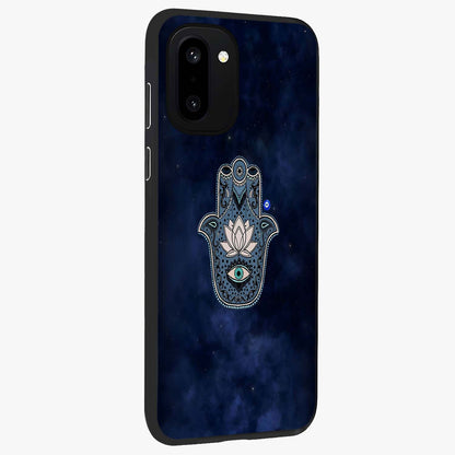 Mystic Calm Shield Glass Case for 1+15R side perspective highlighting refined textures and premium edge finish