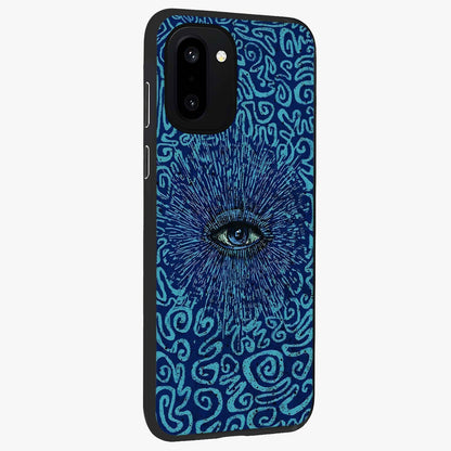 Mystic Inner Eye Glass Case for 1+15R side perspective highlighting bold detailing and smooth edges