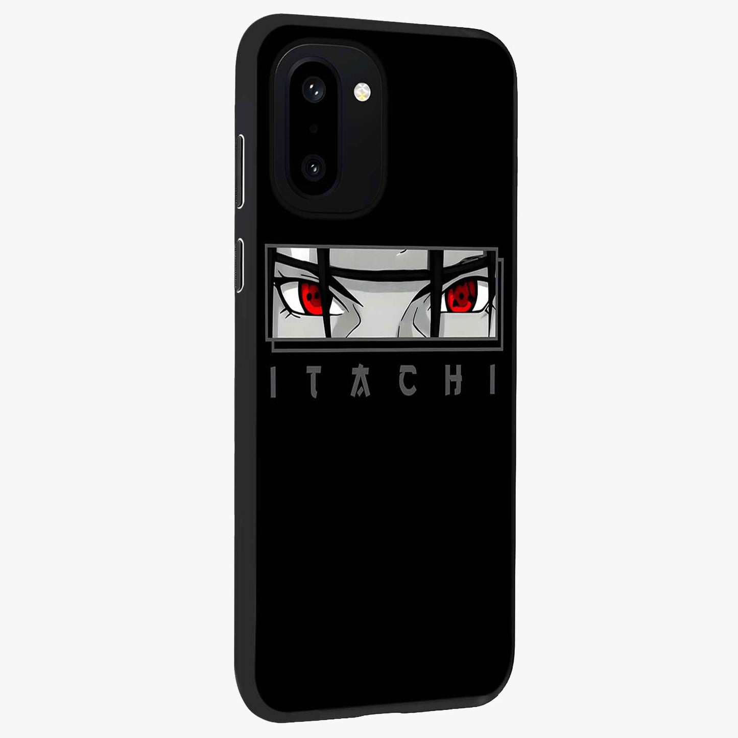 Scarlet Gaze Dominance Glass Case for 1+15R side perspective highlighting powerful detailing and smooth build