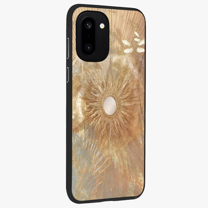 Silken Whirl Glass Case for 1+15R side perspective highlighting fluid textures and sleek premium build