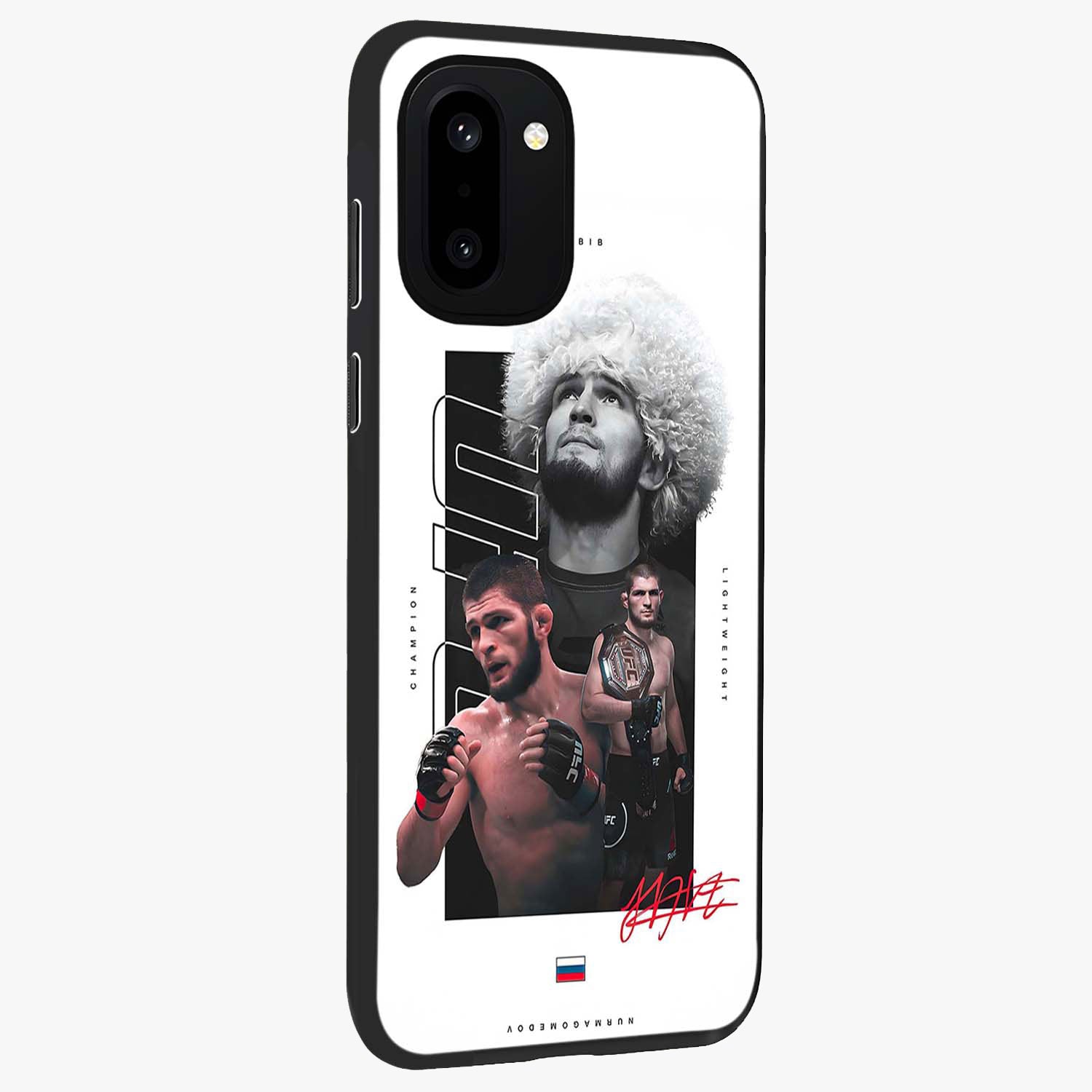 Unbeaten Warrior Legacy Glass Case for 1+15R side perspective highlighting sharp textures and sleek premium build