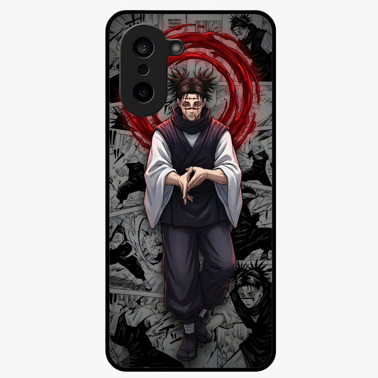 Cursed Ritual Ascension Glass Case for 1+Nord CE 5 dramatic front view featuring dark ritual inspired artwork