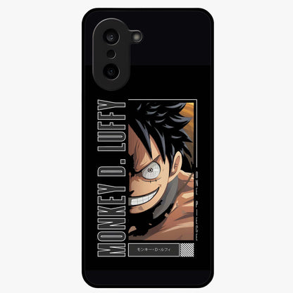 Fearless Pirate Smile Glass Case for 1+Nord CE 5 edgy front view featuring pirate inspired artwork with bold expression