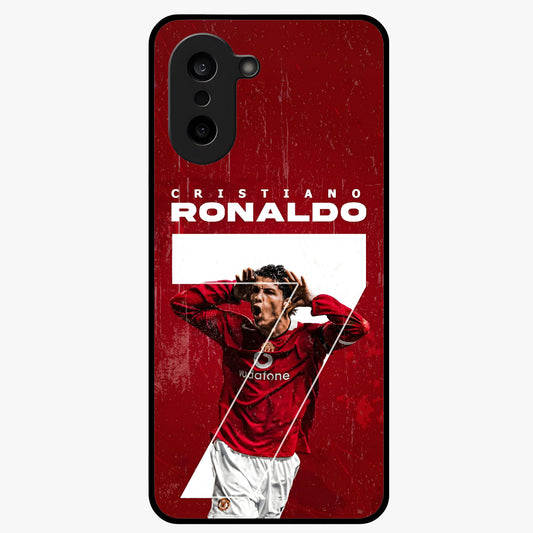 Goal Celebration Legacy Glass Case for 1+Nord CE 5 energetic front view featuring sports inspired celebration artwork