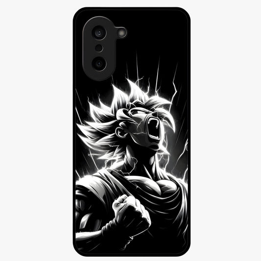 Limitless Power Unleashed Glass Case for 1+Nord CE 5 intense front view featuring bold high energy artwork