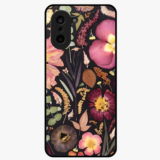 Petal Dream Tapestry Glass Case for 1+Nord Ce 5 elegant front view featuring intricate floral tapestry artwork