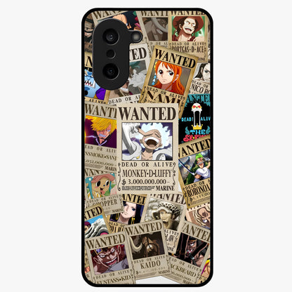 Pirate Wanted Legends Glass Case for 1+Nord CE 5 bold front view featuring legendary pirate themed artwork