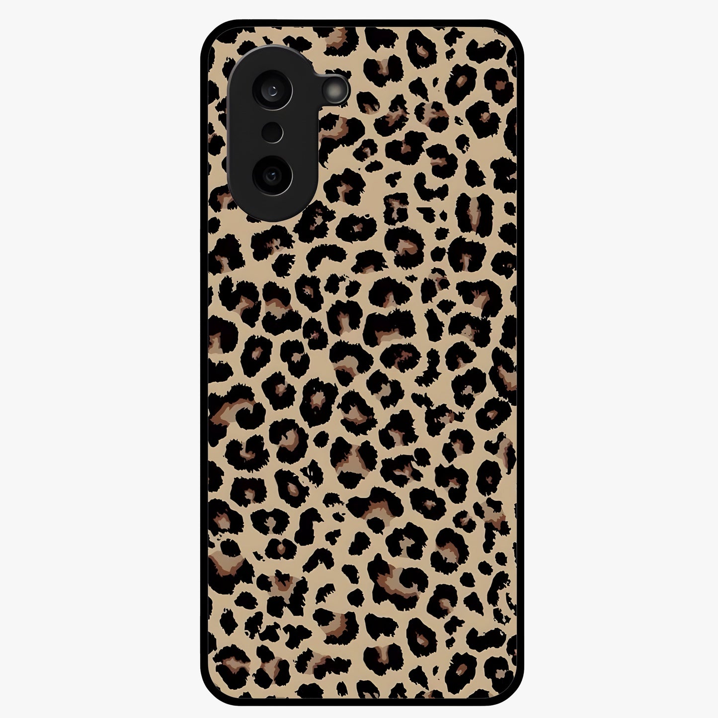 Savage Chic Pattern Glass Case for 1+Nord CE 5 stylish front view featuring bold patterned artwork with edgy vibe