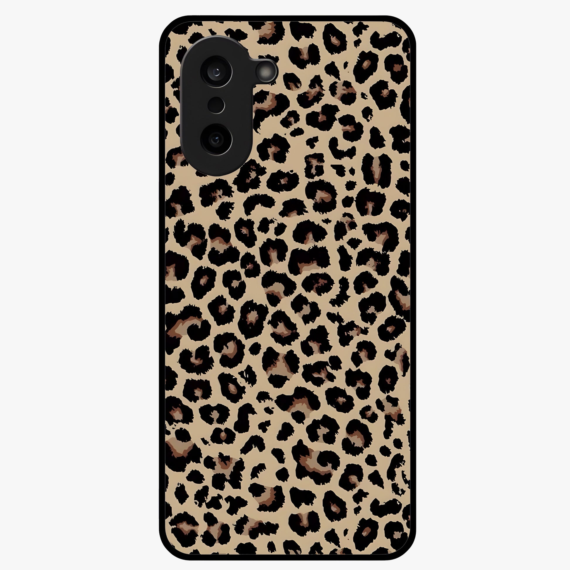 Savage Chic Pattern Glass Case for 1+Nord CE 5 stylish front view featuring bold patterned artwork with edgy vibe