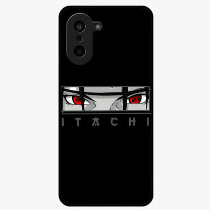 Scarlet Gaze Dominance Glass Case for 1+Nord CE 5 dramatic front view featuring intense red themed artwork