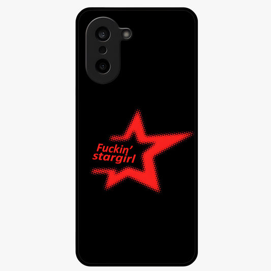 Starboy and Stargirl Energy Glass Case for 1+Nord Ce 5 artistic front view featuring celestial couple inspired artwork