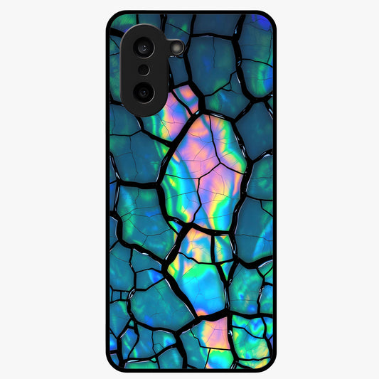Tropical Wing Vibe Glass Case for 1+Nord Ce 5 vibrant front view featuring wing inspired artwork with tropical colors