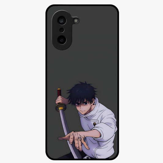 Void Silence Aesthetic Glass Case for 1+Nord Ce 5 minimalist front view featuring dark abstract artwork with subtle tones