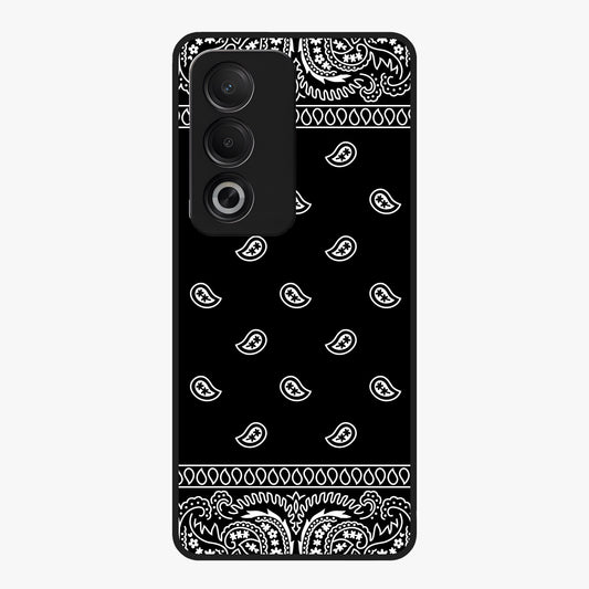 Retro Rebel Threads Glass Case showing flat back view with vintage street style artwork and glossy glass finish.
