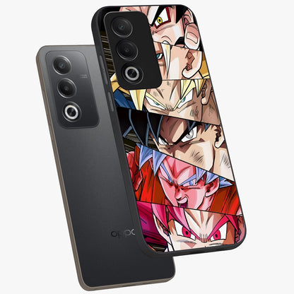 Anime Character Glass Case displayed in angled mockup highlighting colorful anime character illustration.