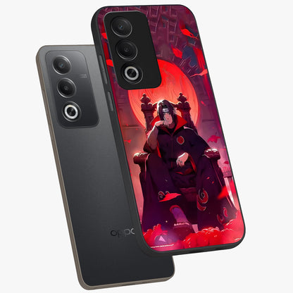 Blood Moon Sovereign Glass Case displayed in angled mockup highlighting dark celestial moon design and dramatic theme.