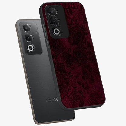 Crimson Fade Flow Glass Case displayed in angled mockup highlighting smooth gradient design with modern aesthetic style.
