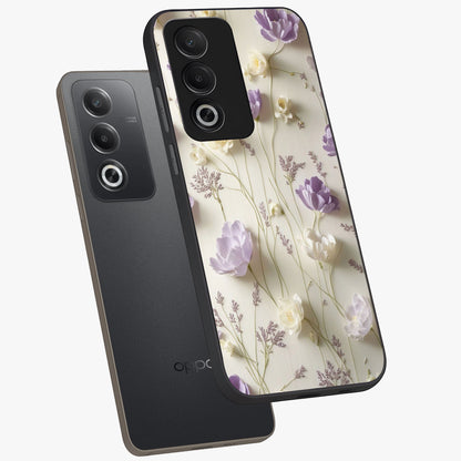 Lilac Breeze Harmony Glass Case displayed in angled mockup highlighting calm lilac breeze design with soothing aesthetic style.