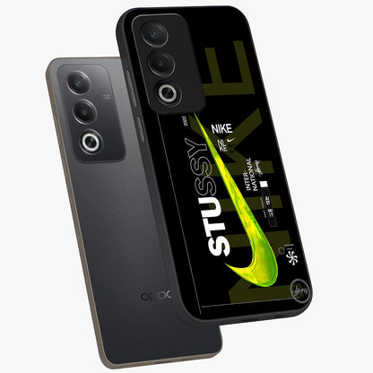 Neon Street Edition Glass Case displayed in angled mockup highlighting vibrant urban design with bold street aesthetic.