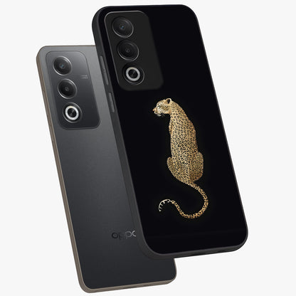 Regal Leopard Glass Case displayed in angled mockup highlighting powerful animal illustration with stylish wild aesthetic.