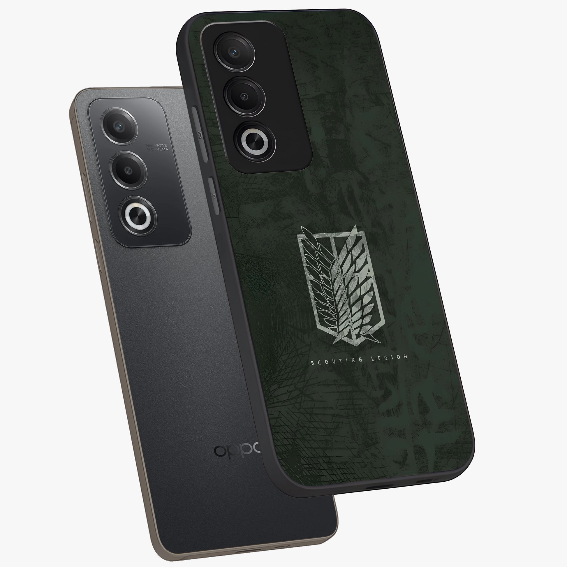 Wings Of Freedom Glass Case displayed in angled mockup highlighting graceful wing design with inspirational aesthetic.