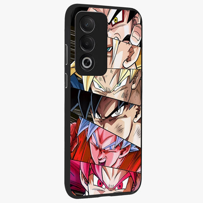 Anime Character Glass Case upright view showcasing expressive anime artwork with bold graphic style.