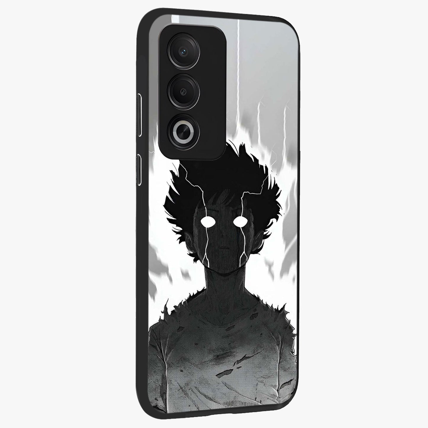 Awakened Inner Rage Glass Case upright view showcasing dramatic artwork with strong expressive aesthetic.