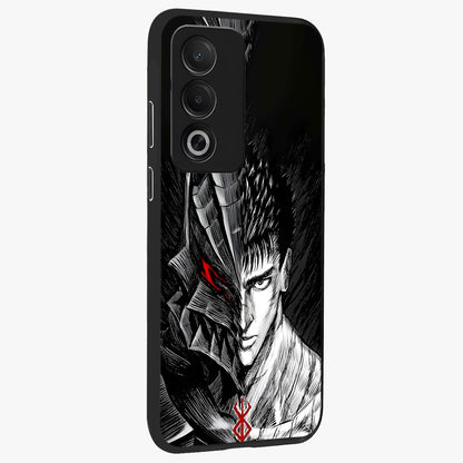 Berserker Blood Oath Glass Case upright view showcasing intense warrior aesthetic with dramatic artistic style.
