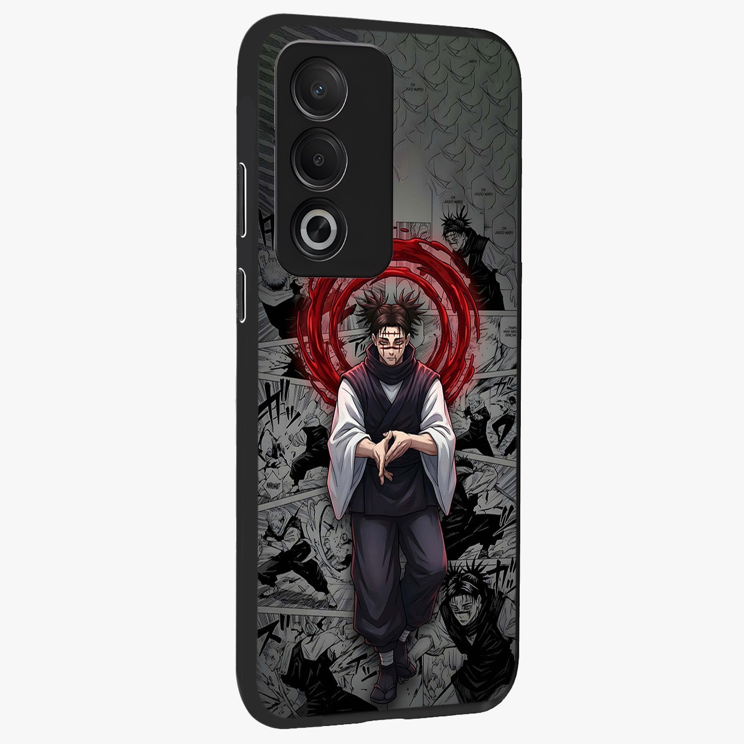 Cursed Ritual Ascension Glass Case upright view showcasing powerful ascension artwork with dark fantasy theme.